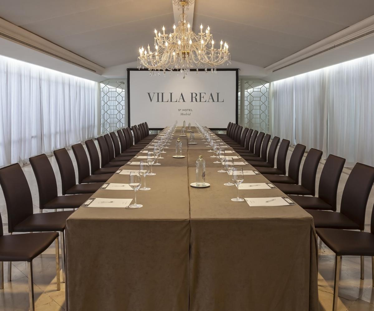 Hotel Villa Real, A Member Of Preferred Hotels & Resorts Madrid Exterior photo Meeting room