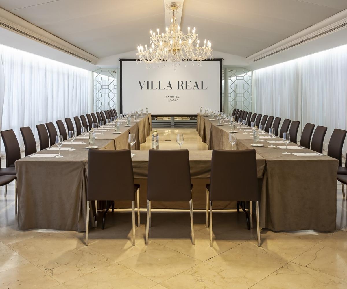 Hotel Villa Real, A Member Of Preferred Hotels & Resorts Madrid Exterior photo Meeting room